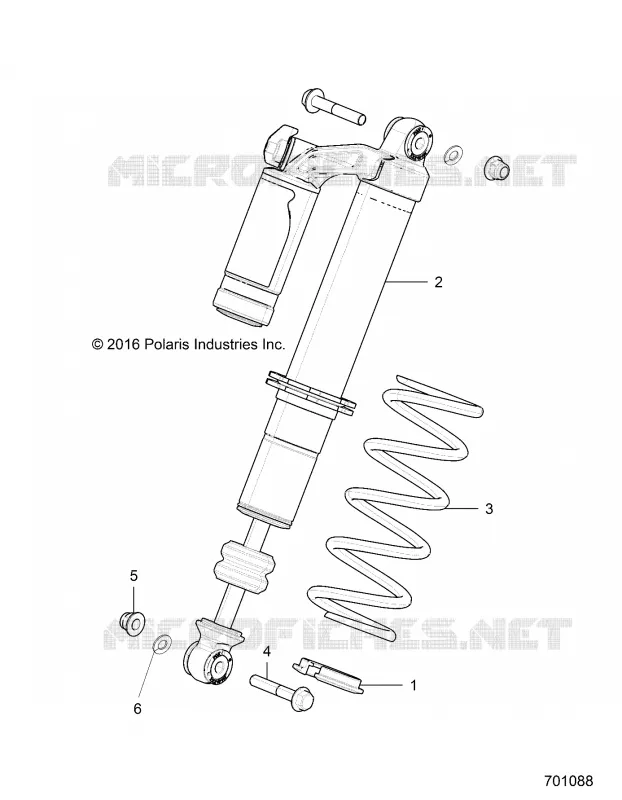 SUSPENSIÃ“N DELANTERA SHOCK MOUNTING