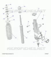 SUSPENSION, PUNTAL DELANTERO