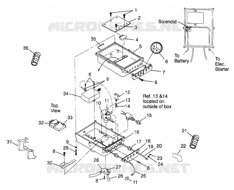 CAJA ELECTRICA SL 780 B974088 and Intl. SL 780 I974088 (4940924092B011)