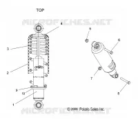 SUSPENSION, CHOQUE FRONTAL TRACK