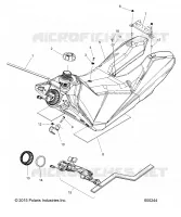 SISTEMA DE COMBUSTIBLE, FUEL TANK ASM.