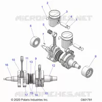 ENGINE, PISTON AND CIGUEÑAL