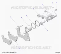 BRAKES, PINZA FRENO TRASEIRA