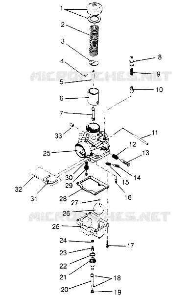CARBURADOR SUPER SPORT 0950743 (4928882888C008)