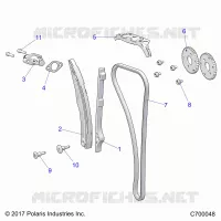 LA CADENA DE LEVAS AND TENSIONER