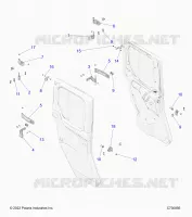 PUERTAS, REAR, MOUNTING