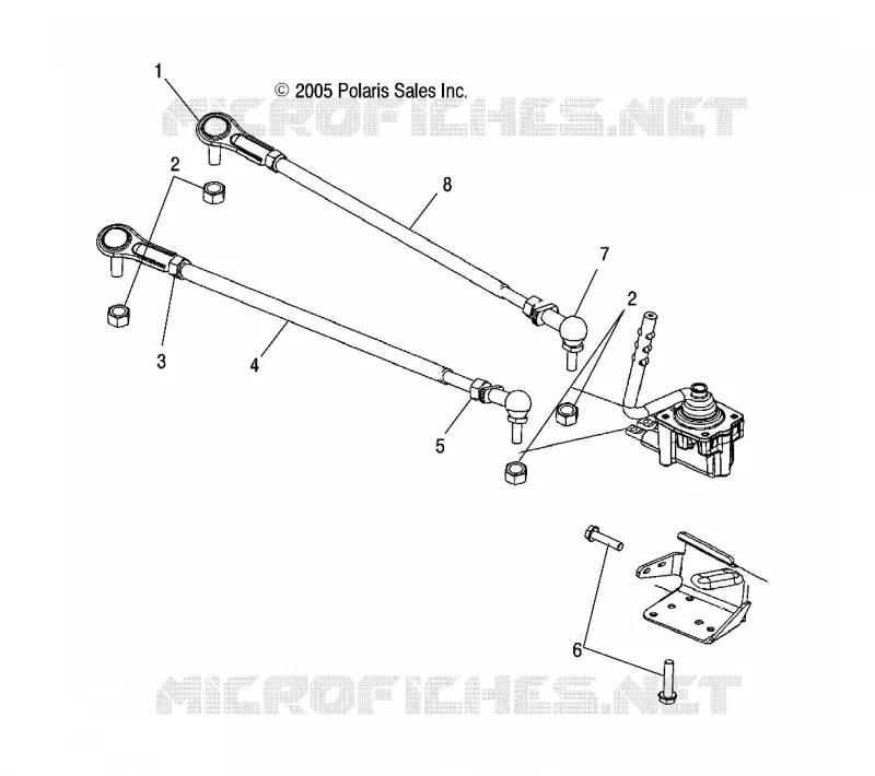 CAJA DE ENGRANAJES SELECTOR MOUNTING