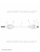 DRIVE TRAIN, TRASERO DEL EJE DE TRANSMISION