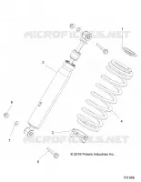 SUSPENSION TRASERA SHOCK MOUNTING