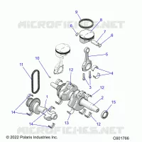 ENGINE, BALANCE SHAFT, CIGUEÑAL/PISTON