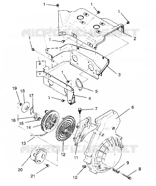 ARRANQUE DE RETROCESO ASSEMBLY SUPER SPORT E940743 (4927372737034A)