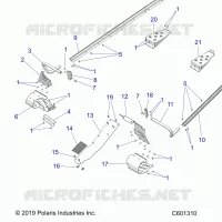 CHASSIS, PROTECCIÃ³N DEL EMBRAGUE, FOOTRESTS, TUNNEL GRIPS