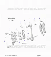 BRAKES, PINZA FRENO DELANTERA