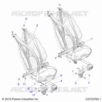 ASIENTO BELT MOUNTING