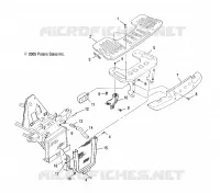 RACK, FRONT AND PARACHOQUES DELANTERA