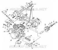 MONTAJE DEL MOTOR 6X6 350L W938739 (4924062406005A)