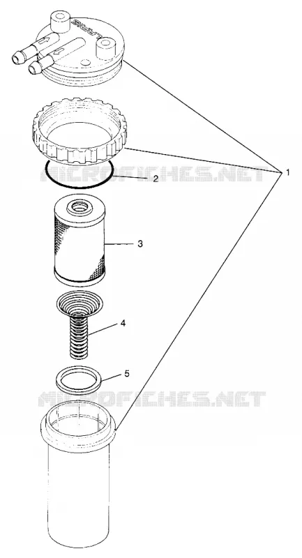 COMBUSTIBLE / SEPARADOR DE AGUA SL 780 B974088 and Intl. SL 780 I974088 (4940924092C009)