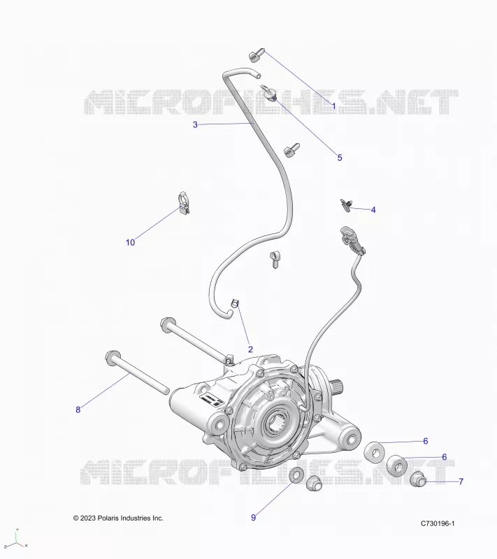 TREN, FRONT GEARCASE MOUNTING