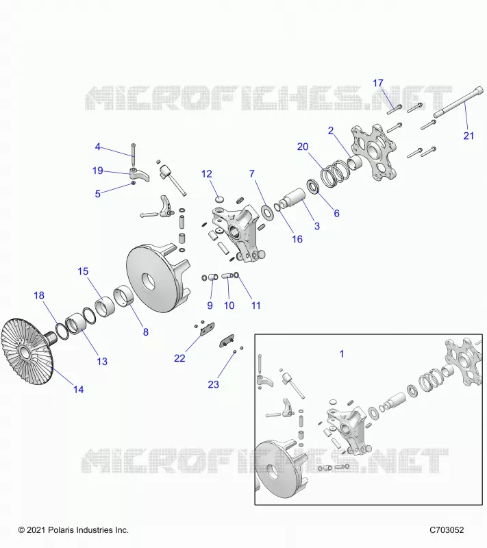 TREN, PRIMARY CLUTCH