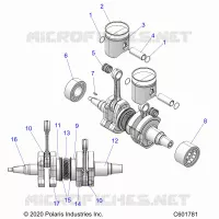 ENGINE, PISTON AND CIGUEÑAL