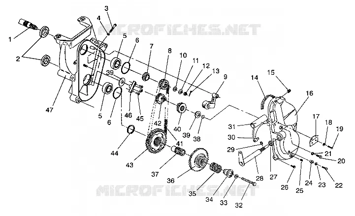 CADENACASE ASSEMBLY CLASSIC TOURING / 0930865 (4922952295022A)