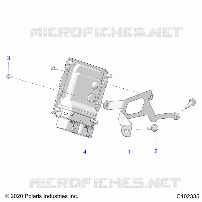 ELECTRICA, ECU MOUNTING