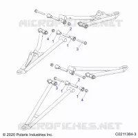 SUSPENSIÃ“N DELANTERA A-ARM MOUNTING