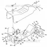 ASIENTO Y TANQUE DE GAS