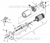 MOTOR DE ARRANQUE WIDETRAK LX 0982065 and EUROPEAN WIDETRAK LX E982065 (4943884388D003)