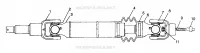 TRASERO DEL EJE DE TRANSMISION  SPORTSMAN 500 W97CH50A (4939993999B004)