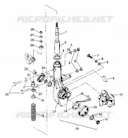 PUNTAL MONTAJE DELANTERA 4X4 250 W938127 (4924042404013A)
