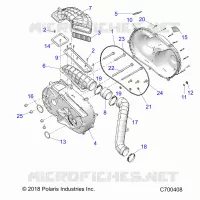 TREN, CLUTCH COVER AND DUCTING