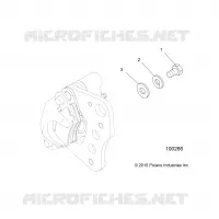 FRENO FRONTAL CALIPER MOUNTING