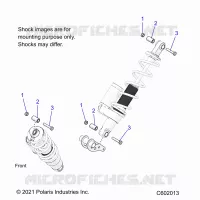 SUSPENSION, MONTAJE DE DESCARGA, REAR SUSP.