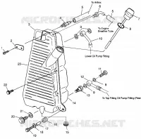 TANQUE DE ACEITE SPORTSMAN 500 W969244 and SWEDISH SPORTSMAN 500 S969244 (4936093609B013)