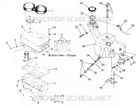 TANQUE DE ACEITE / CAJA DE AIRE 600 XCR SP 0965677 and EUROPEAN 600 XCR SP E965 (4932063206C006)
