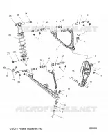 SUSPENSION, CONTROL ARMS, CHOQUE MNTG, AND SPINDLE