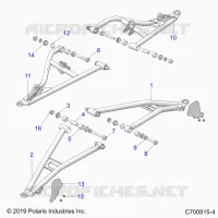 SUSPENSIÃ“N DELANTERA CONTROL ARMS