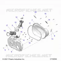 TREN, CLUTCH COVER AND DUCTING