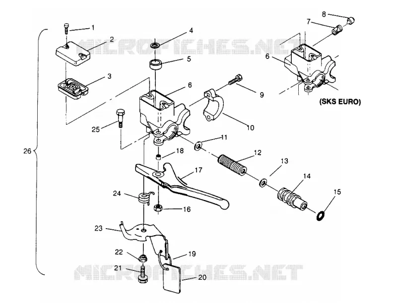 CILINDRO MAESTRO XLT RMK 0960956, XLT SKS 0960556  and EUROPEAN XLT SKS E960 (4931813181B009)