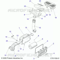 ENGINE, TOMA DE AIRE SYSTEM