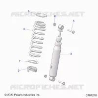 SUSPENSION, CHOQUE FRONTAL MOUNTING
