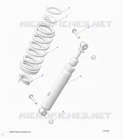 SUSPENSION, CHOQUE FRONTAL MOUNTING