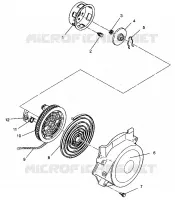 ARRANQUE DE RETROCESO ASSEMBLY Storm 0940782 and Storm SKS 0940582 (4925032503038A)