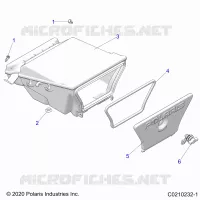 BODY, CAJA DE ALMACENAJE, REAR