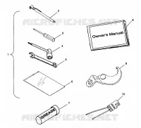 KIT DE HERRAMIENTA SPORTSMAN 500 W98CH50A and W98CH50AB (4945714571E004)