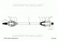TREN, FRONT HALF SHAFT