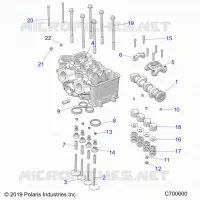 ENGINE, CULATA AND VALVES