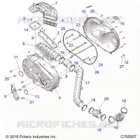 TREN, CLUTCH COVER AND DUCTING