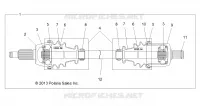 TREN, FRONT HALF SHAFT